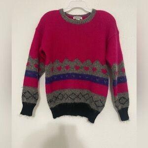 Vintage 80’s Gallagher Mohair Sweater M